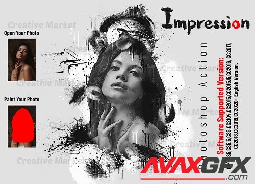 Impression Photoshop Action - 6545186