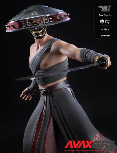 dForce Senshi Outfit for Genesis 8 Male(s)
