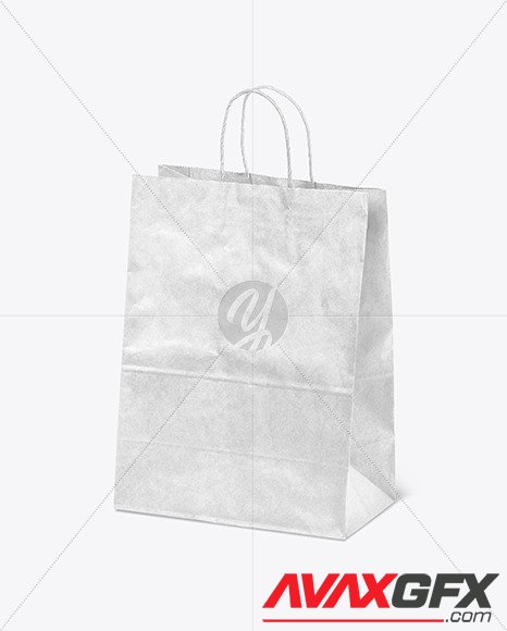 Kraft Paper Shopping Bag Mockup 90335