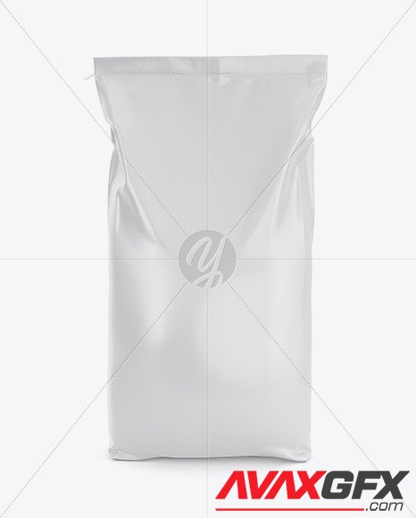 Plastic Bag 3D Mockup Front View 90160