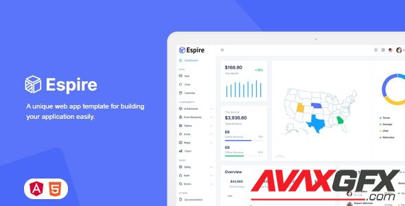 ThemeForest - Espire v5.0.0 - Bootstrap 5 Admin Template + Angular 12 - 20589463