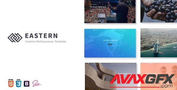 ThemeForest - Eastern v1.0 - Creative Multipurpose Template - 20741245