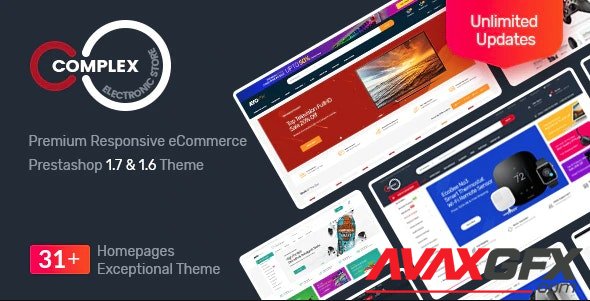 ThemeForest - Complex v4.0 - Ayo Responsive Prestashop 1.7 Theme - 20223506