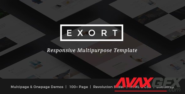 ThemeForest - Exort v1.1.9 - Responsive Multipurpose HTML Template - 15869946