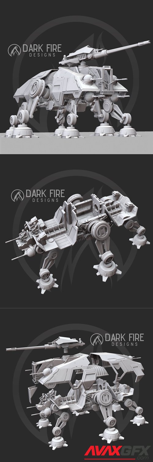 Heavy Republic Walker – 3D Printable STL