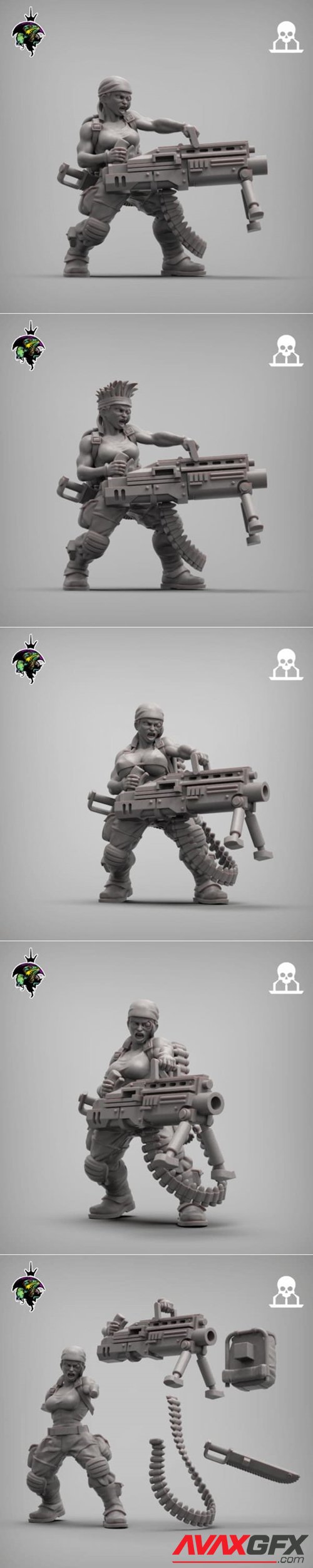 Sergeant Hawker – 3D Printable STL