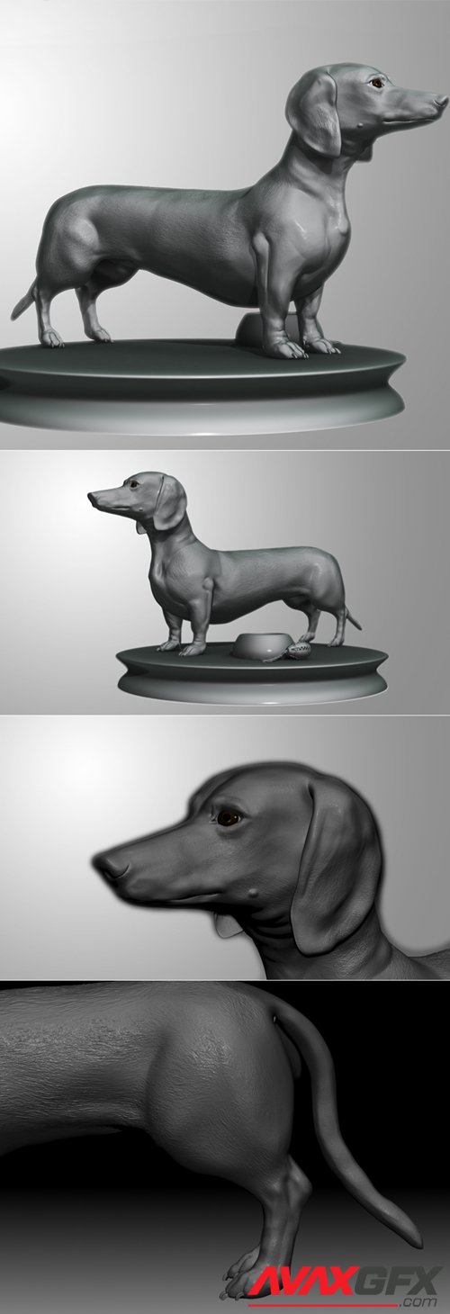 Dachshund – 3D Printable STL