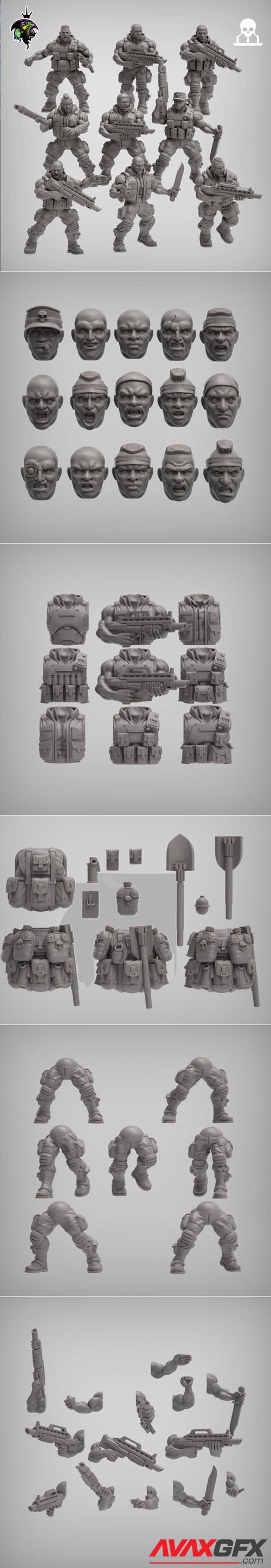 Spacenam Infantry – 3D Printable STL