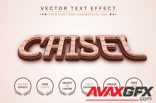 Chisel - Editable Text Effect - 6552903