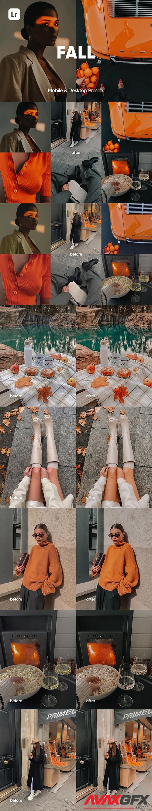 CreativeMarket - 6 FALL LIGHTROOM PRESETS 6467515