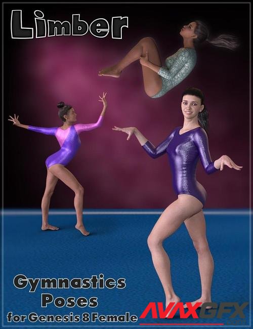 Limber - Gymnastic Poses for Genesis 8 Female