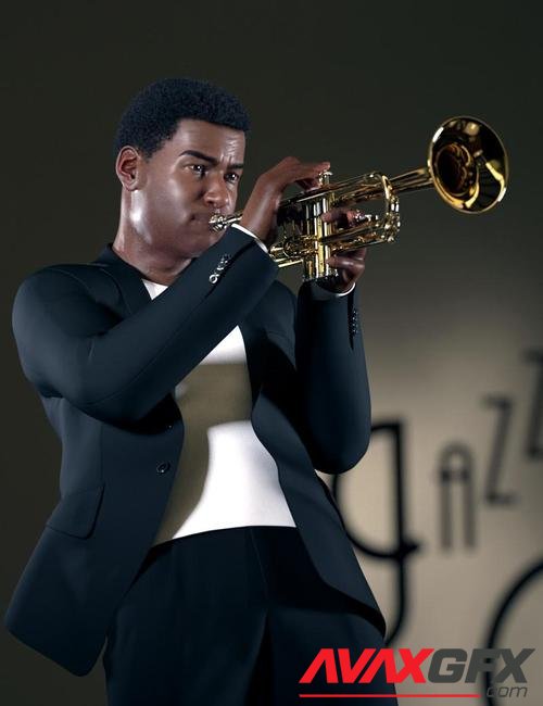 HD Trumpet and Poses for Genesis 8