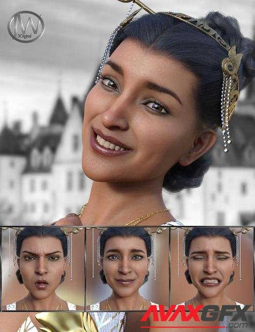 Like a Princess - Expressions for Genesis 8 Female and Kala 8