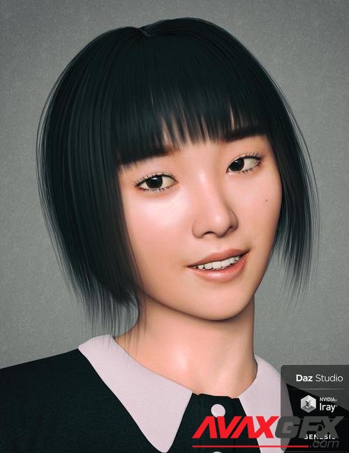 Kim TaeYeon Character and Hair for Genesis 8 Female
