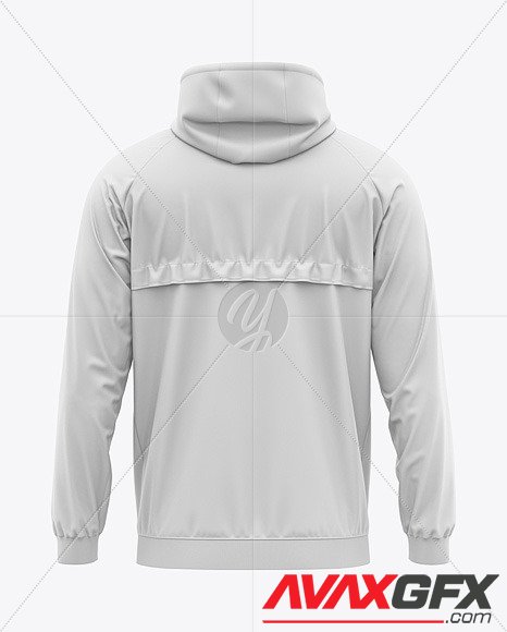 Hooded Windbreaker Mockup 90056