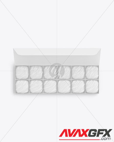 Box of Chocolate Sweets Mockup 89963