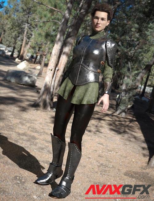 Maid At Arms Armor for Genesis 8 Female(s)