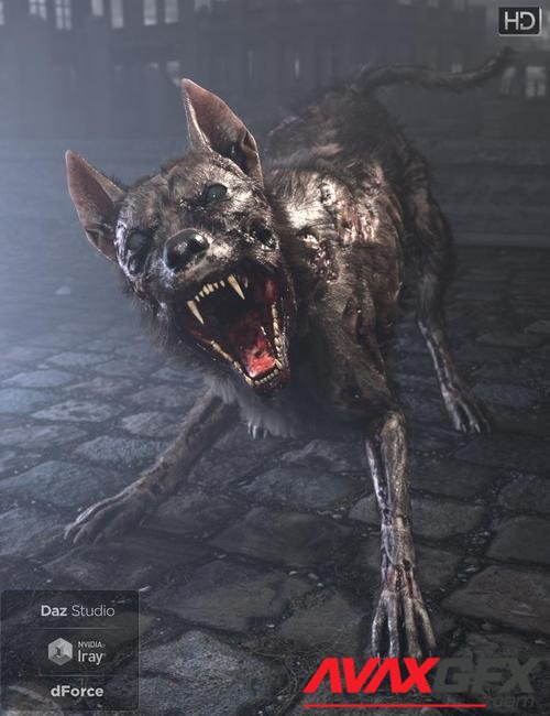 GP Zombie Dog for DAZ Dog 8