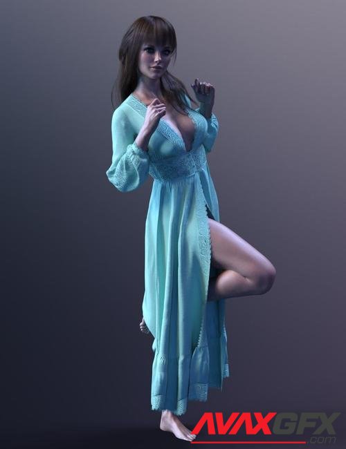 dForce X-Fashion MaxiDress for Genesis 8 Female(s)