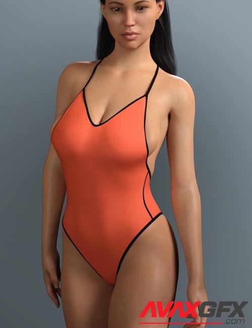 RealFit One Piece for Genesis 8 Females