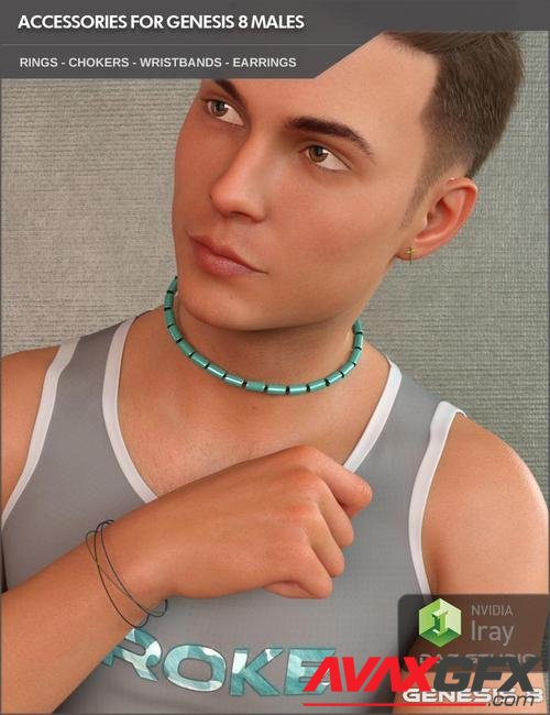 Accessories Set I for Genesis 8 Males