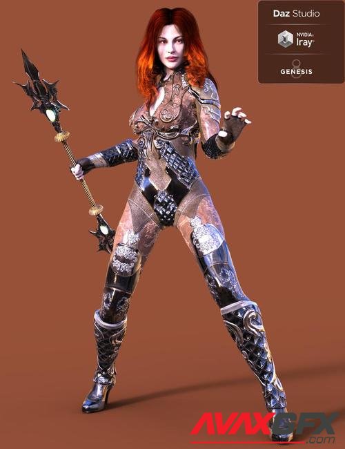 Jiwoo Battle Mage Outfit for Genesis 8 Female(s)