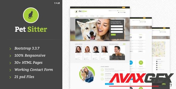 ThemeForest - Pet Sitter v1.4.2 - Job Board HTML Template - 7424737