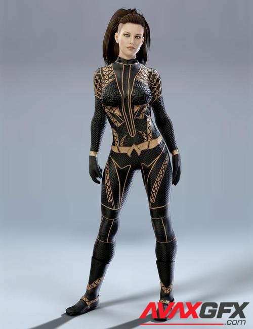 X-Fashion Sci Bodysuit 2 for Genesis 8 Female(s)