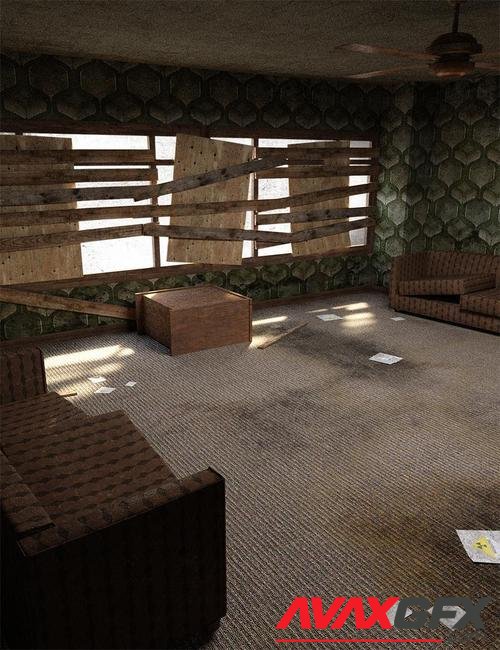 Post Apocalyptic Living Room