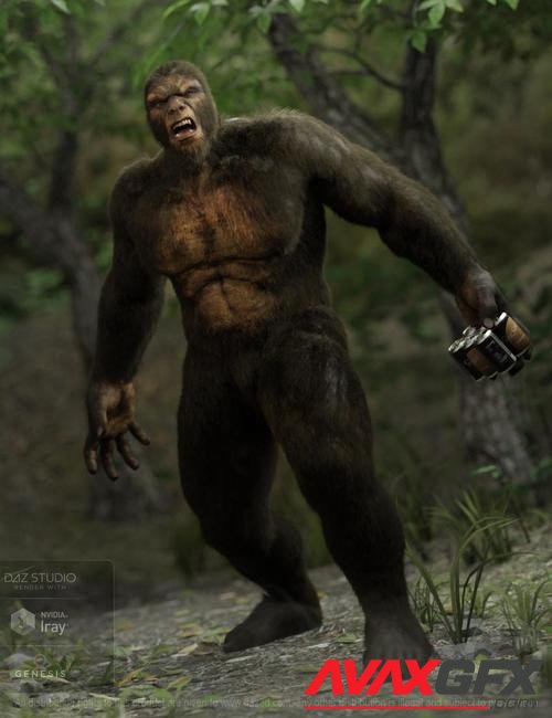 dForce Sasquatch for Genesis 8 Male