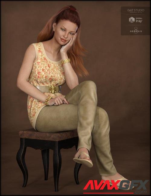 Blooming Outfit for Genesis 8 Female(s)