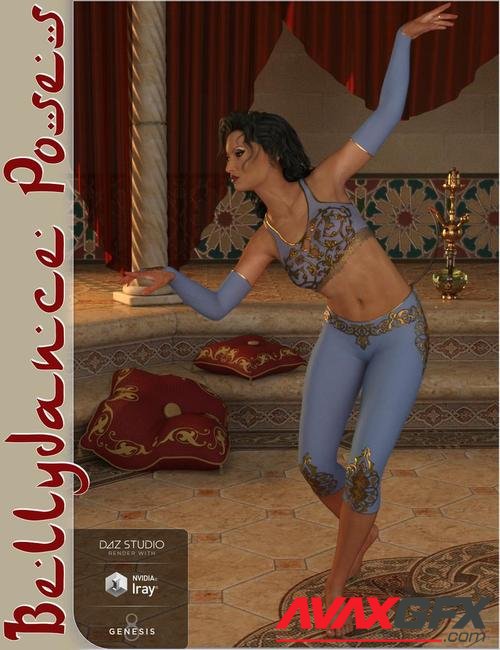 Bellydance Poses for Genesis 8 Female