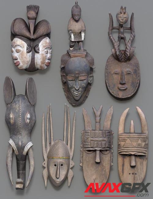 7 African Masks