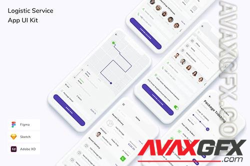 Logistic Service App UI Kit X3AVHXP
