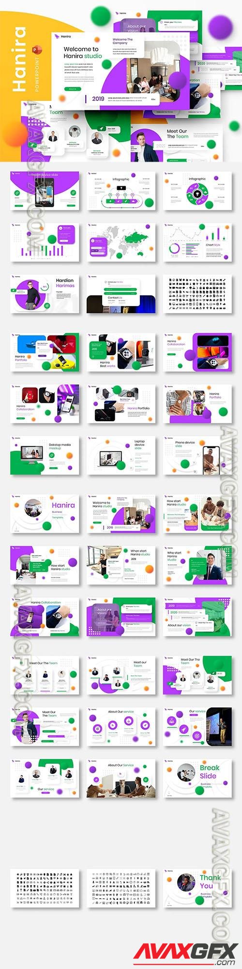 Hanira – Business Powerpoint, Keynote and Google Slides Template