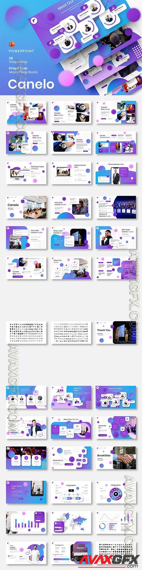 Canelo – Business Powerpoint, Keynote and Google Slides Template