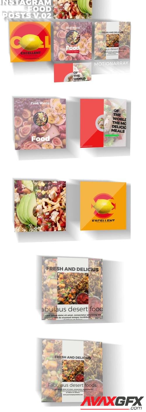 MotionArray – Instagram Food Posts V2 1016824