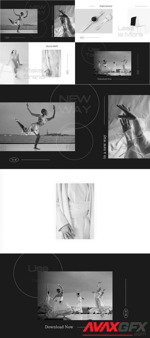MotionArray – Opener - Black & White Minimalistic 1007528