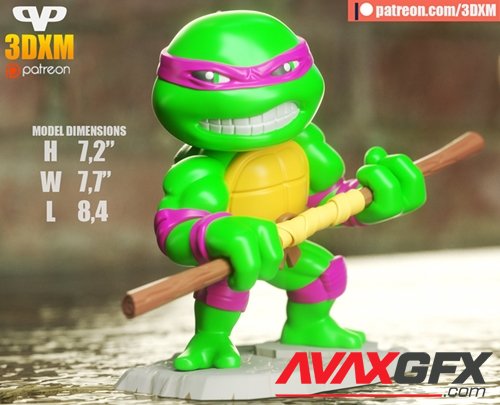 Donatello Chibi – 3D Printable STL