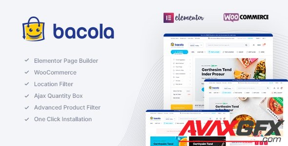 ThemeForest - Bacola v1.0.8 - Grocery Store and Food eCommerce Theme - 32552148 - NULLED