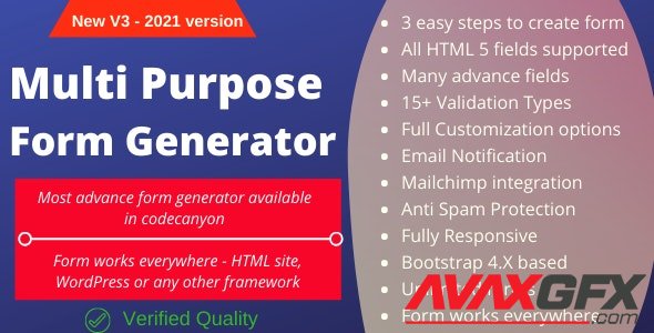 CodeCanyon - Multi-Purpose Form Generator & docusign (All types of forms) with SaaS v4.0 - 19472616 - NULLED