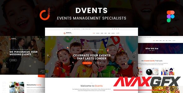 ThemeForest - Dvents v1.0 - Figma Template - 30439310