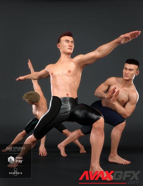 Namaste Poses for the Genesis 8 Male(s)