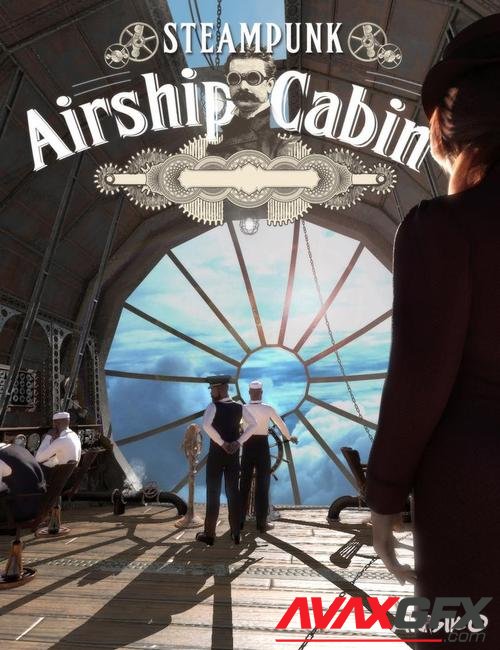 Steampunk Airship Cabin