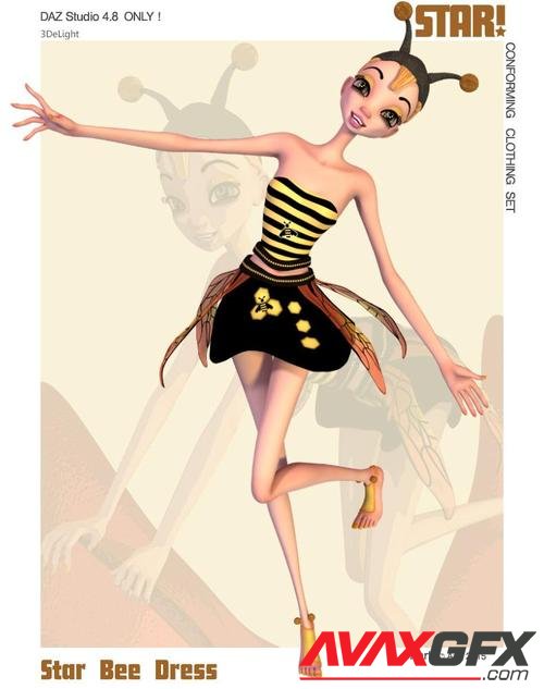 Star! Bee Dress