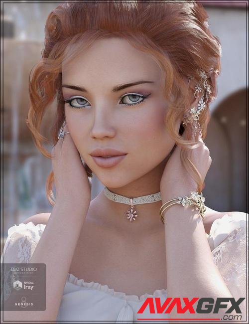 Floral Bliss Jewelry for Genesis 8 Female(s)
