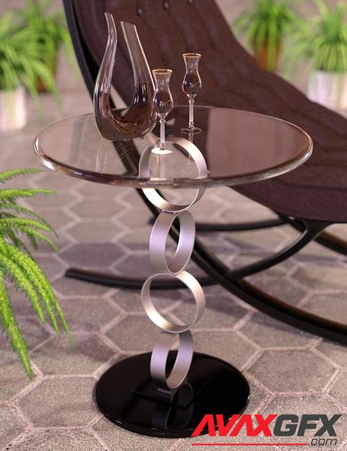 Glass Table Collection for Iray