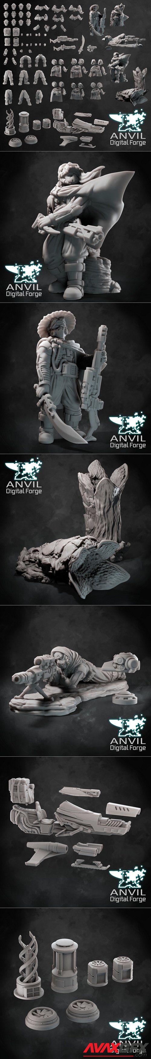 Anvil Industry - Desert Nomads – 3D Printable STL