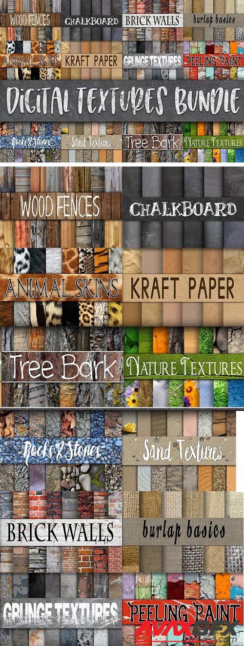 Digital Textures Bundle - 180 Papers - 2518398