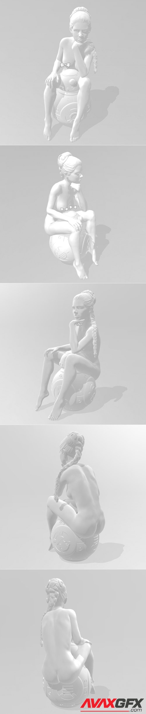 Princes Leia – 3D Printable STL